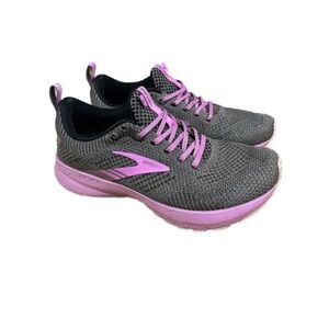 👟 Brooks Revel 5 Gray and Purple Athletic Shoes Women’s Size 7.5 - EUC